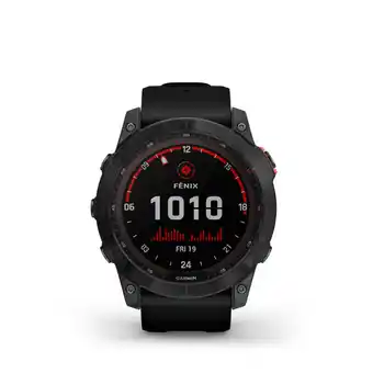 Hartlauer Garmin Fenix 7X Solar Schiefergrau mit schwarzem Armband Angebot