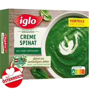 PENNY Iglo Cremespinat Penny 600 Gramm 1 Packung Angebot