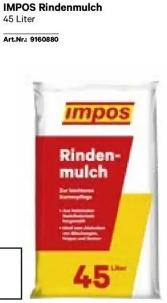 Lagerhaus IMPOS Rindenmulch Angebot