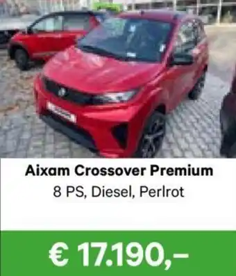 Lagerhaus Aixam Crossover Premium Angebot