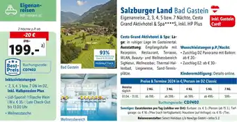 Lidl Reisen Salzburger Land Bad Gastein Angebot