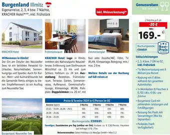 Lidl Reisen Burgenland Illmitz Angebot