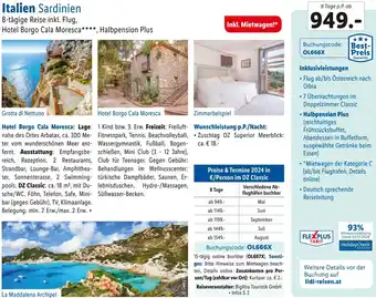 Lidl Reisen Italien Sardinien Angebot