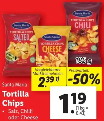 Lidl Tortilla Chips Angebot