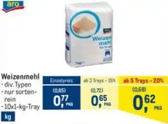 Metro Weizenmehl Angebot