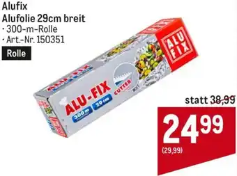 Metro Alufix Alufolie 29cm breit Angebot