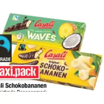 Maximarkt Casali Schokobananen oder Waves Kokos-Ananas Maximarkt 1 Packung Angebot