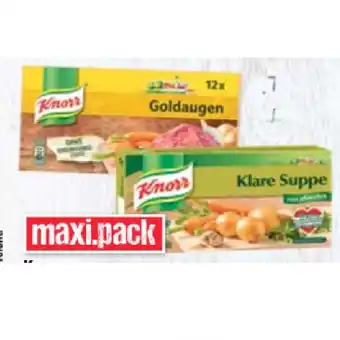 Maximarkt Knorr Goldaugen Rindsuppe, Klare Suppe oder Gemüsesuppe Maximarkt 1 Packung Angebot