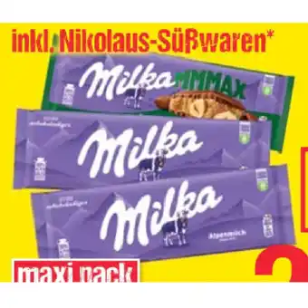 Maximarkt Milka Schokolade versch. Sorten Maximarkt 1 Stück Angebot