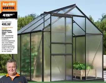 OBI Gewächshaus Vitavia "Comet 3800" Angebot