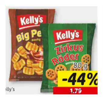 Lidl Kelly's Zirkusräder, Sing Sing oder Big Pep Lidl 80 Gramm 1 Packung Angebot