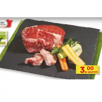 Unimarkt Suppentasse mit Gemüse und Knochen vom Premium Rind Unimarkt 1 Kilogramm Angebot