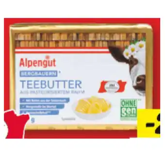 Lidl Alpengut Teebutter Lidl 250 Gramm 1 Packung Angebot