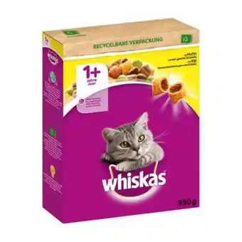 Unimarkt Whiskas Katzennahrung versch. Sorten Unimarkt 950 Gramm 1 Packung Angebot