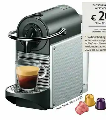 Media Markt Nespresso Kapselmaschine Pixie EN 124.S Angebot