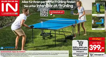 Interspar Tischtennistisch Space Tec Outdoor Angebot