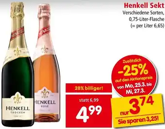 Interspar Henkell Sekt Angebot