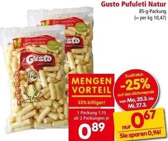 Interspar Gusto Pufuleti Natur Angebot
