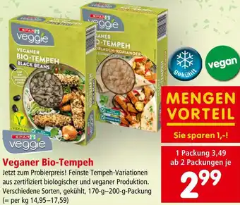 Interspar Veganer Bio-Tempeh Angebot