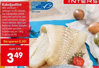 Interspar Kabeljaufilet Angebot