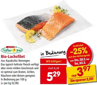 Interspar Bio-Lachsfilet Angebot