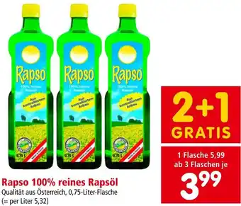 Interspar Rapso 100% reines Rapsöl Angebot