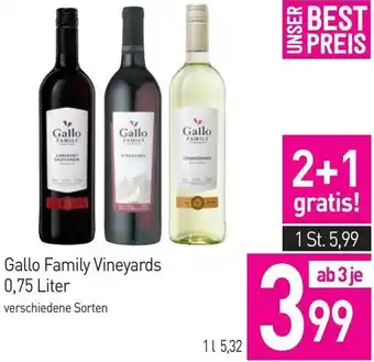 Sutterlüty Gallo Family Vineyards 0,75 Liter Angebot