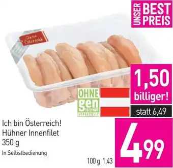 Sutterlüty Ich bin Österreich! Hühner Innenfilet 350 g Angebot