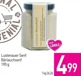 Sutterlüty Lustenauer Senf Bärlauchsenf 190 g Angebot