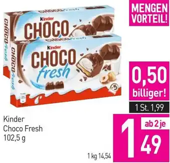 Sutterlüty Kinder Choco Fresh 102,5 g Angebot