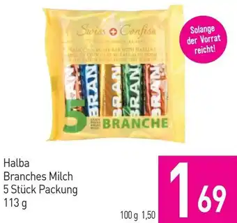 Sutterlüty Halba Branches Milch 5 Stück Packung 113 g Angebot