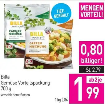 Sutterlüty Billa Gemüse Vorteilspackung 700 g Angebot