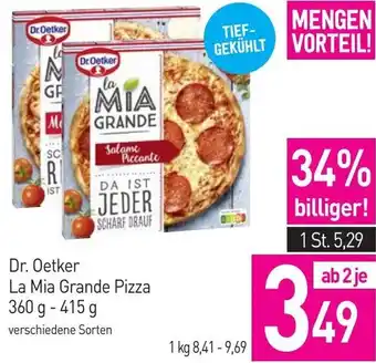 Sutterlüty Dr. Oetker La Mia Grande Pizza 360 g-415 g Angebot