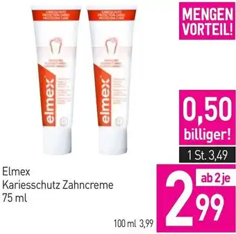 Sutterlüty Elmex Kariesschutz Zahncreme 75 ml Angebot