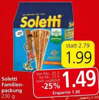 Spar Soletti Familien- packung Angebot