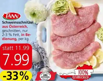 Spar Schweinsschnitzel Angebot