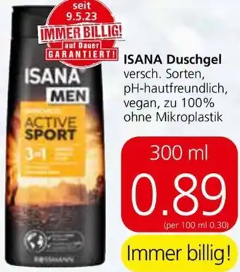 Spar ISANA Duschgel Angebot