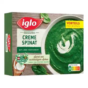 Spar Iglo Cremespinat, Cremespinat Laktosefrei, Rahm-Blattspinat, Blattspinat Zwutschgerl oder Rotkraut SPAR 1 Packung Angebot