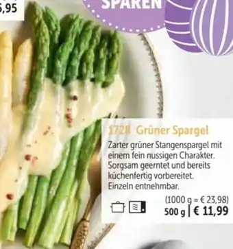 Bofrost 1728 Grüner Spargel Angebot