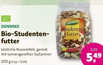 Denn's Biomarkt Bio-Studenten- futter Angebot