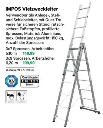 Lagerhaus IMPOS Vielzweckleiter Angebot