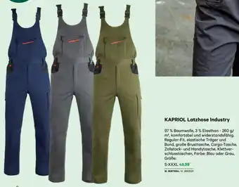 Lagerhaus KAPRIOL Latzhose Industry Angebot