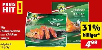 Nah&Frisch Titz Hühnerkeulen oder Chicken Wings Angebot