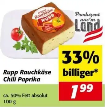 Nah&Frisch Rupp Rauchkäse Chili Paprika Angebot