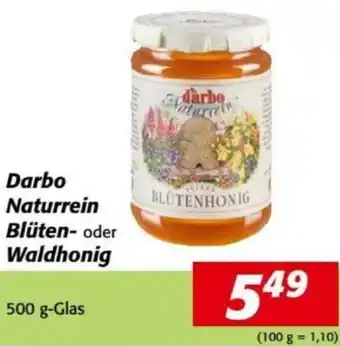 Nah&Frisch Darbo Naturrein Blüten- oder Waldhonig Angebot