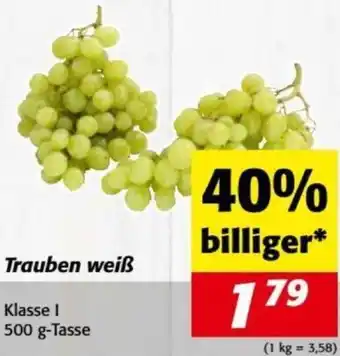 Nah&Frisch Trauben weiß Angebot