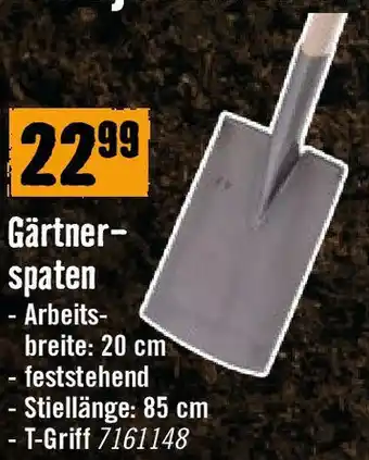 Hornbach Gärtner- spaten Angebot