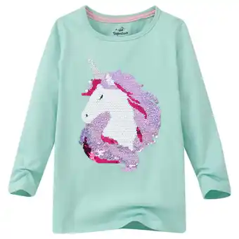 Ernsting's family Mädchen Langarmshirt mit Wendepailletten Angebot