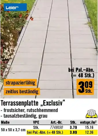 Hornbach Terrassenplatte Exclusiv Angebot