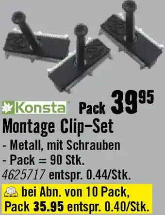 Hornbach Montage Clip-Set Angebot